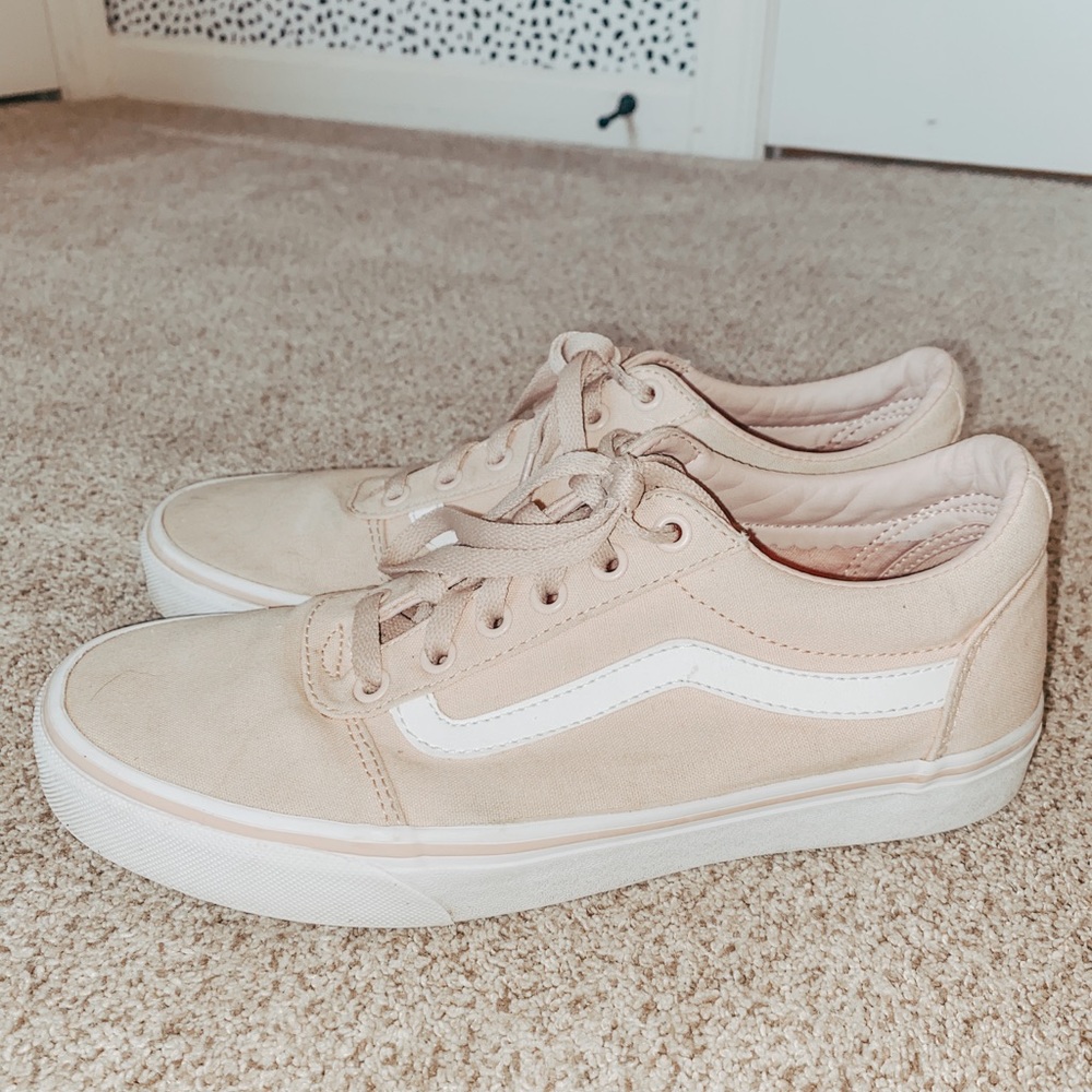 light pink low top vans